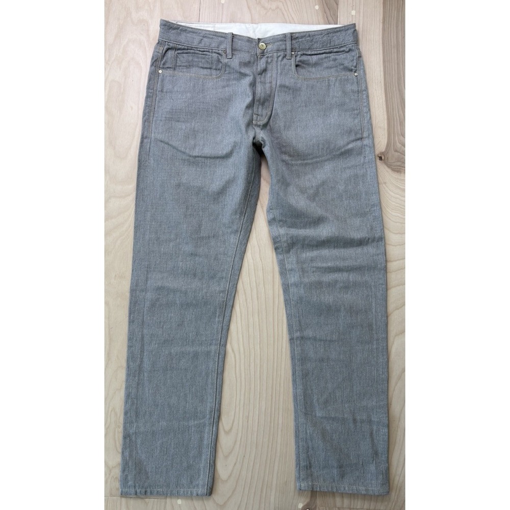 Men's Gray Straight-Leg Jeans - Classic Everyday Denim